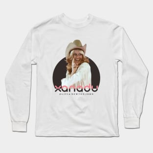 OLIVIA FANS ART 80'S Long Sleeve T-Shirt